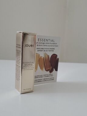 Jouer Essential High Coverage Foundation in Porcelian-travel size